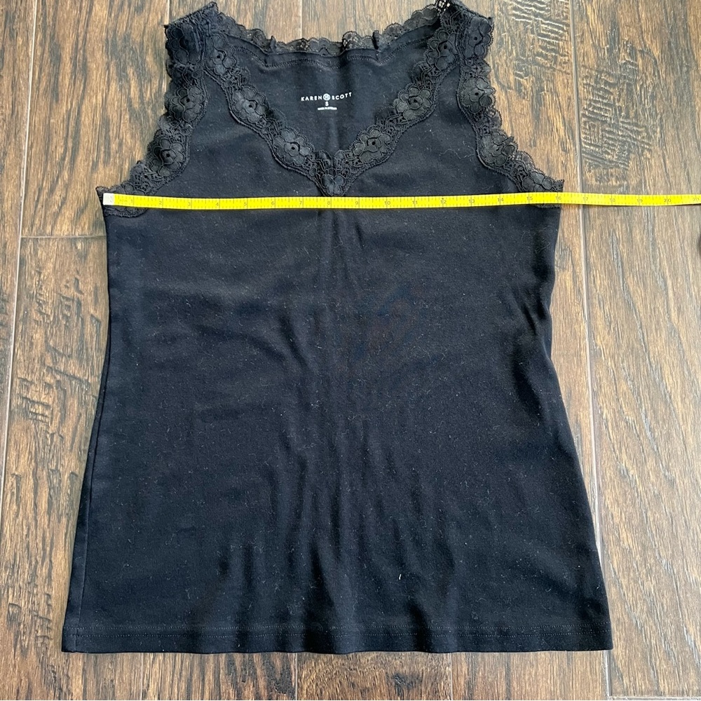 Karen Scott lace tank - Picture 6 of 7